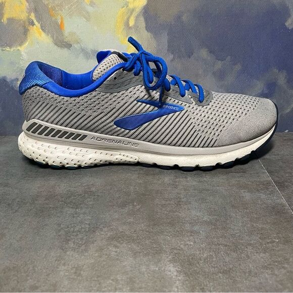 Brooks Adrenaline GTS 20 Men's Gray Running Shoes Size 10.5D - Picture 13 of 16